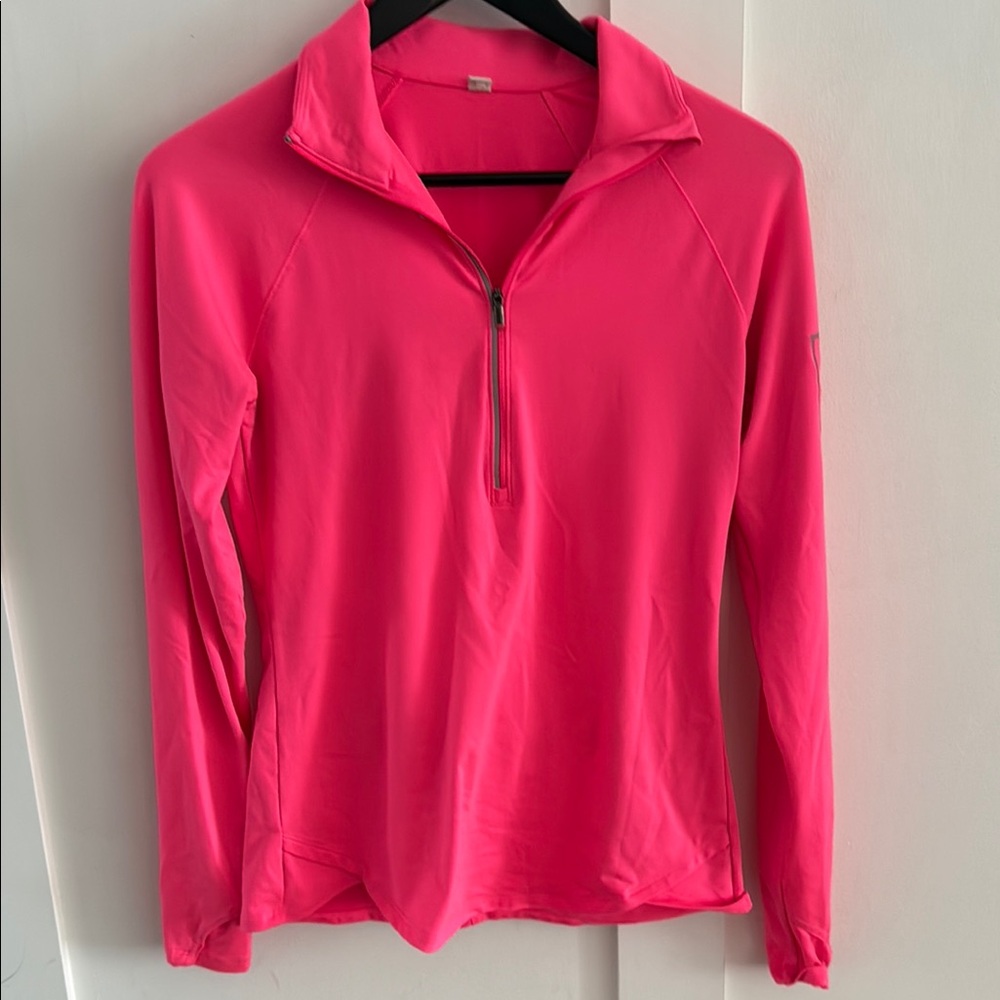 Women's Pink Quarter-Zip Top